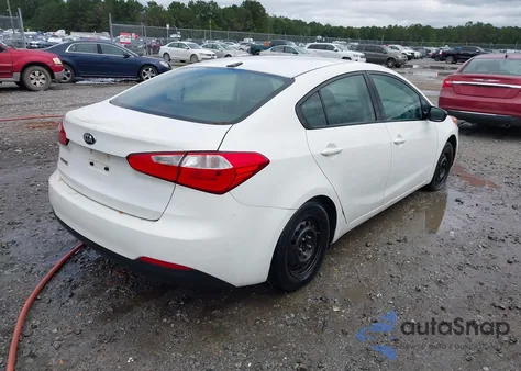 2016 Kia Forte Lx из США, поврежденный, VIN KNAFK4A67G5614326